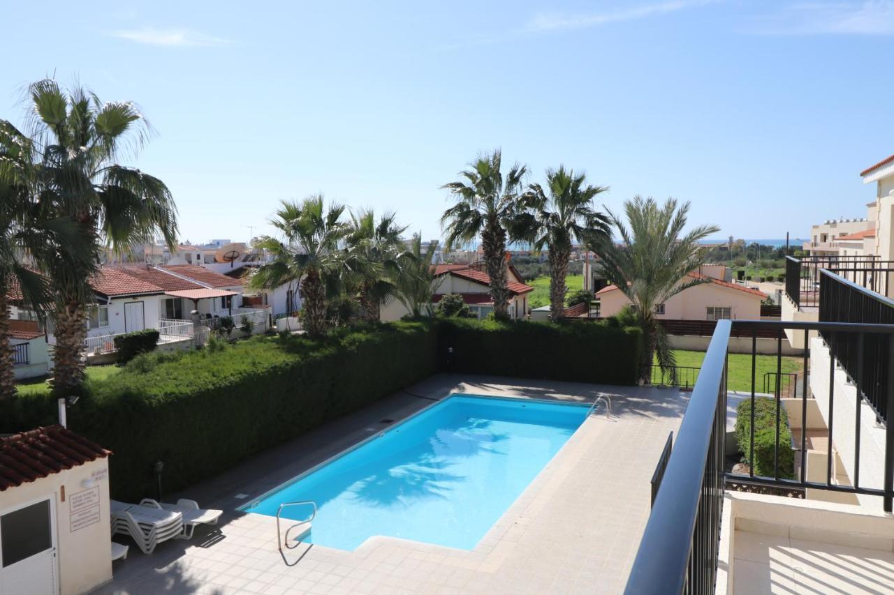 Cyking 2 Bed Apartment With Pool & 10 Min To Beach Pafos Exterior foto