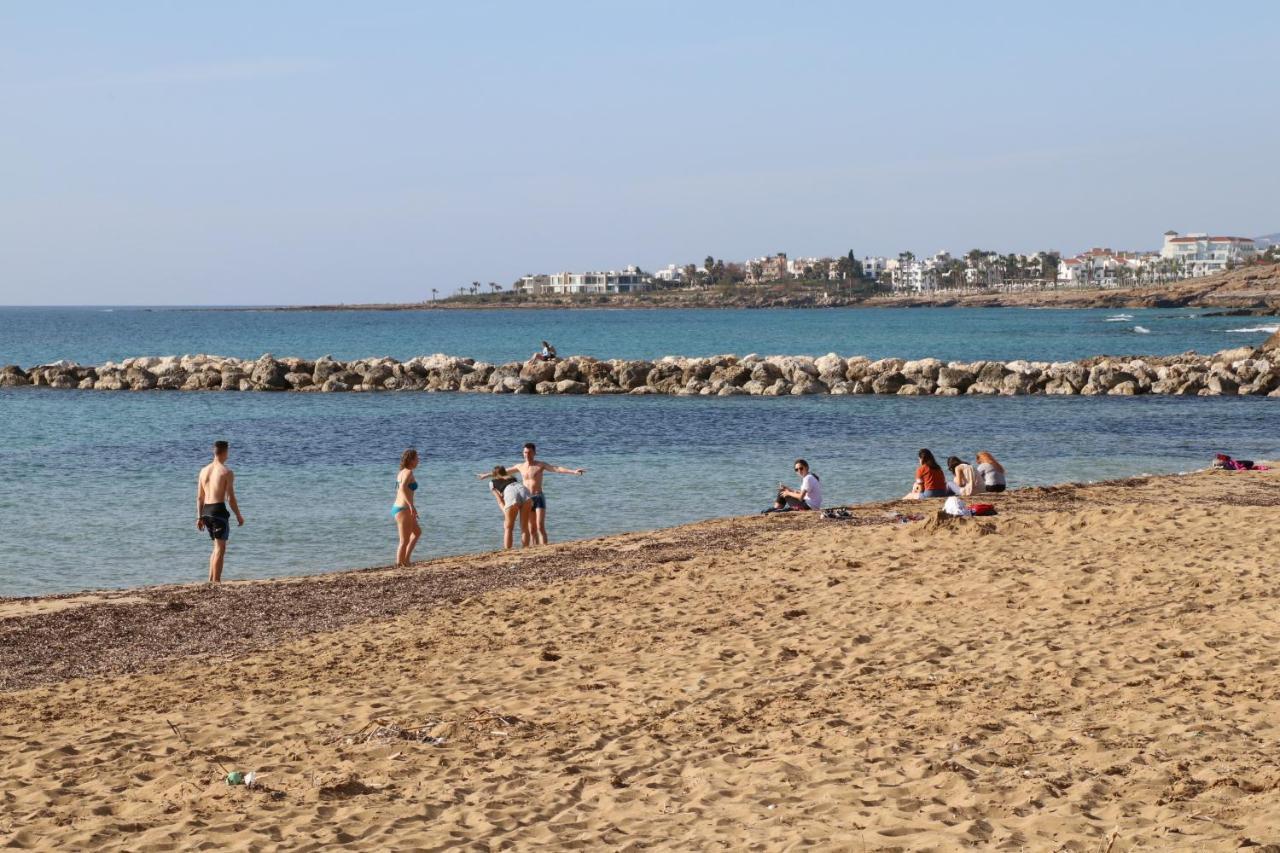 Cyking 2 Bed Apartment With Pool & 10 Min To Beach Pafos Exterior foto